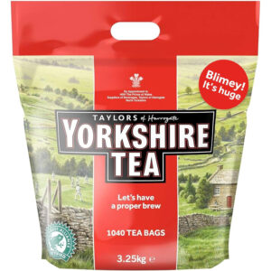Yorkshire Tea, Total 1040 Tea Bags, (Pack of 3.25 kg)