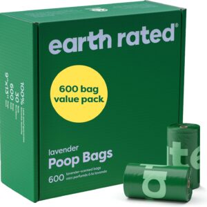 Earth Rated Dog Poop Bags Value Pack 600 Count