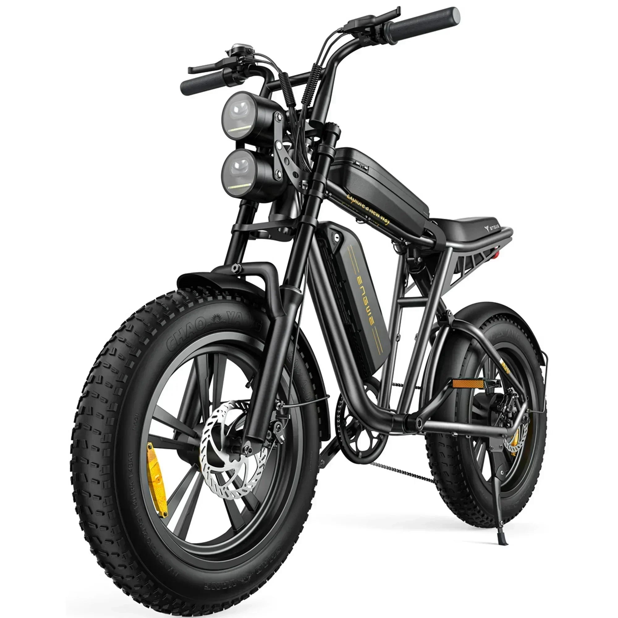 1000W Electric Bike for Adults, Retro-Style, 28mph, 94 Miles Range, 20锟芥�锟斤拷x4.0锟芥�锟斤拷 Fat Tires, Full Suspension, UL Certified
