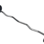 20LB-60LB Ruber EZ Curl Barbell Set (no rack)