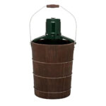 6 Qt. Green and Brown Electric Ice Cream Maker